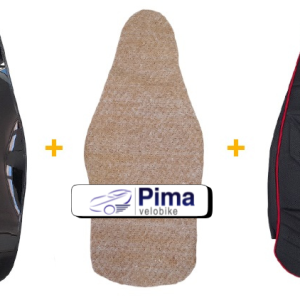 recumbent seat with cover