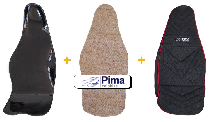 recumbent seat with cover